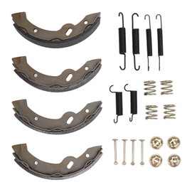 Golf Cart Brake Shoes Kit Metal Alloy High Strength JN6 F5331 01 00 Replacement for E‑Z‑GO Medalist TXT RXV Workhorse