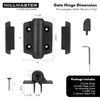 Heavy Duty Self Closing Gate Hinges with Safety Cap,Pool Gate