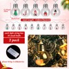 Aurelema 2 Pcs Christmas Lights 6.6ft 10 LED Bulbs Snowball