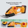 LUXBIRD 2-in-1 Mini Hedge Trimmer Cordless,Light Handheld Grass Trimmer, Electric