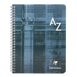 Clairefontaine 8539 °C Register Book Spiral A5 Squared 50 Sheets In Assorted Colours