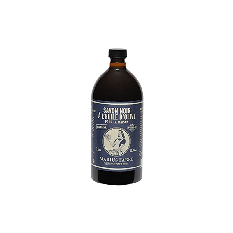 Marius Fabre Nature Multi-purpose Olive Oil Liquid Black Soap 33.81