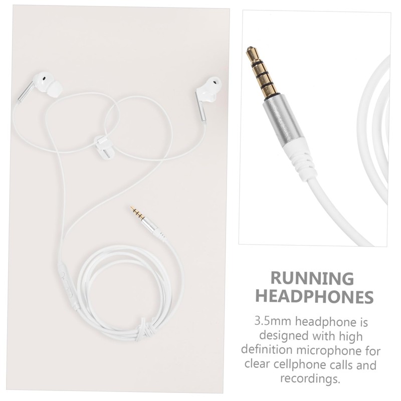 LABRIMP High Definition Sports Earbuds with Microphone Comfortable Fit for