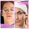 Prasacco Pack of 50 Micro Eyebrow Brushes, Portable Eyebrow Laminator
