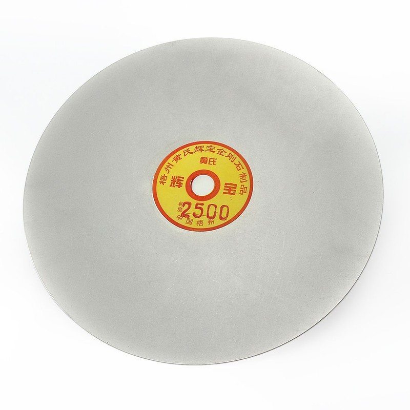 Sourcingmap 250mm 10-inch Grit 2500 Diamond Coated Flat Lap Disk