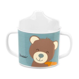 Sterntaler Henkeltasse mit Trinkaufsatz, Bär Ben, Alter: Für Babys ab 6 Monaten, 1 Stück (1er Pack)