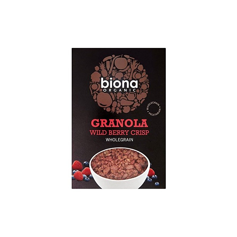 Biona Organic Wild Berry Crispy Granola (375g - Pack of