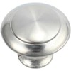 Acero Inoxidable Pomo de Armario Plata 20 Piezas Redondo