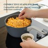 PRICUSIS Nonstick Saucepan Set with Lids, 2QT and 2.7QT Ceramic
