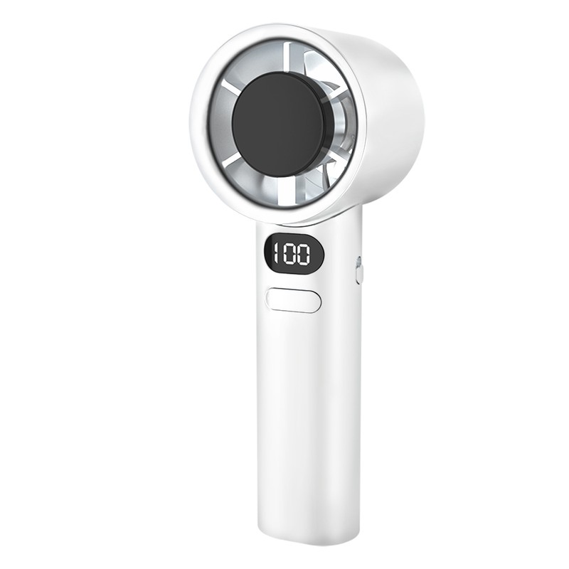 Handheld Fan High-Speed Portable Turbofan USB Rechargeable Electric Fan with