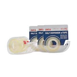 WOD OST20D - Rollos de recambio para cinta de oficina transparente y dispensador rellenable, 1/2" x 800" (paquete de 6) para trabajos de manualidades, trabajos de oficina, envoltura de regalos, reparación y sellado de sobres