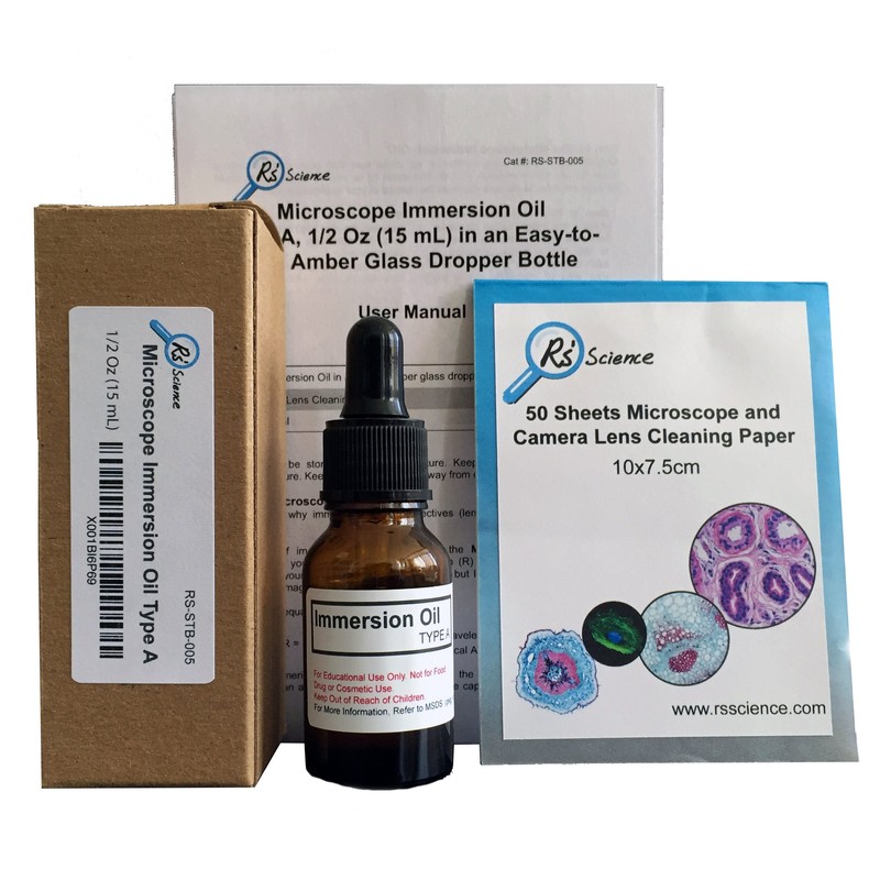 Microscope Immersion Oil, Type A, 1/2 Oz (15 mL) in