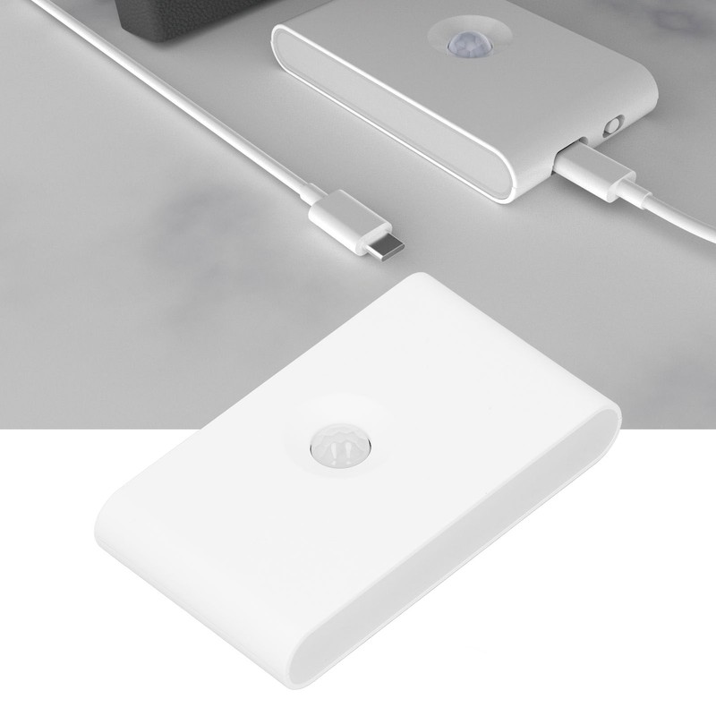 LED Motion Sensor Light Type C Rechargeable 360 Degrees Rotated