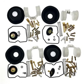 4-Pack Carburetor Repair Kits Rebuild Kit Diaphragm Replacement for Kawasaki Voyager XII ZG1200 1986-2003
