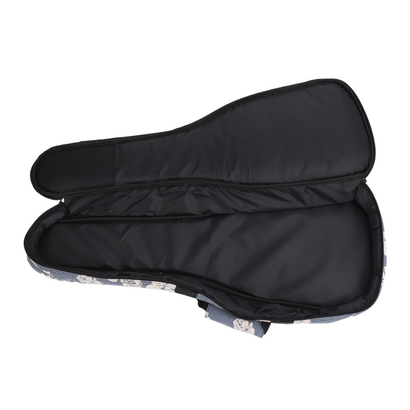 Ukulele Case Backpack Hawaiian Hibiscus Flower Pattern Thickened Ukulele Padded