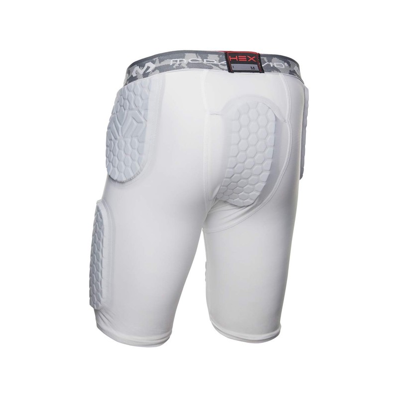 McDavid Hex Thudd Shorts, White, Medium