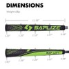 SAPLIZE Putter Grip Midsize Pistol Shape Light Anti-Slip Pattern, Sap