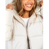 Wyeysyt Women's Cropped Puffer Jackets Winter Warm Lightweight Quilted Jackets