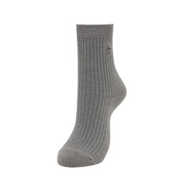Munsing Wear MG5SSO00L Women's Socks, Classic, Regular Length, Penguin Embroidery, Antibacterial, Odor Resistant, Golf, GY01 (Light Gray), 22.0-24.0 cm