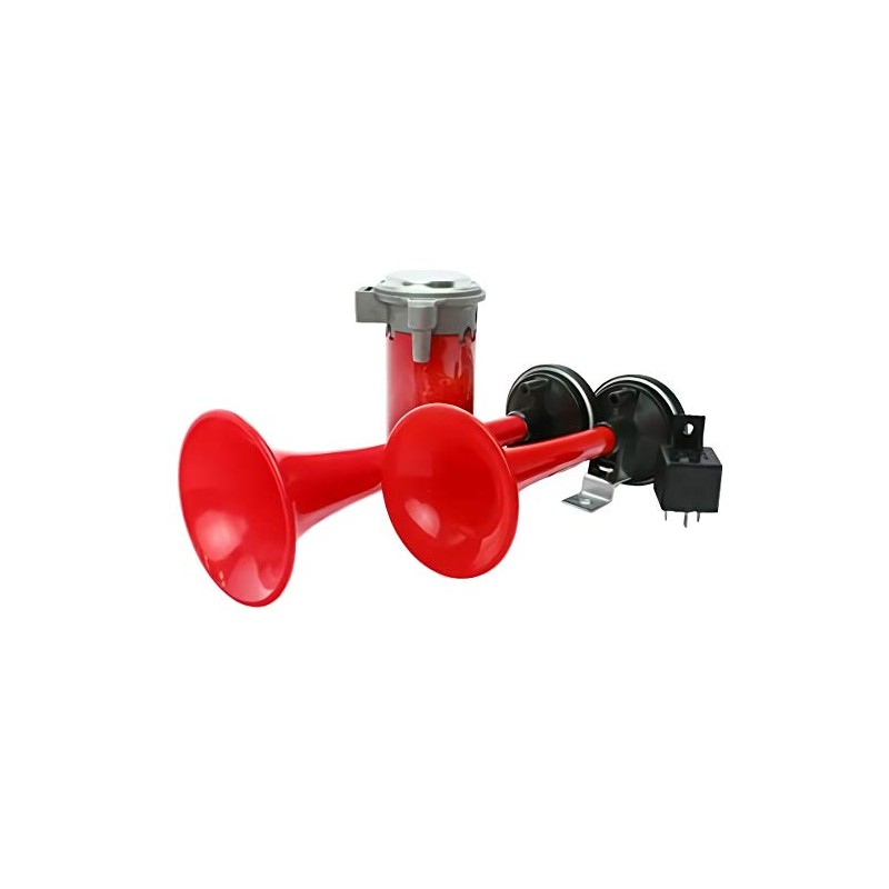 life_mart Air Horn with Compressor 12V Yankee Horn Double Trumpet