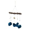 Beachcombers Drift with Blue Shells Wall Hanging Blue