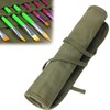 ZEACCT 1 Piece Brush Bags, Pen Case Roll, Canvas Brush