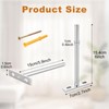 APACALI 10 Pack Floating Shelf Bracket 6 Inch, 150mm Invisible