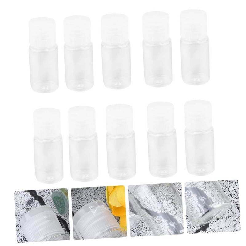 Ipetboom 24 Pack Travel Toiletry Bottles Compliant Flip Top Lotion