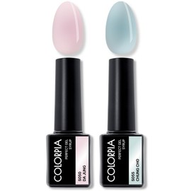 Calapia One Step Perfect Gel Syrup Gel Nail Set, 1 Set, 04. Sweet + Neat / 칼라피아 원스텝 퍼펙트젤 시럽 젤네일 세트, 1세트, 04. 다정+청초