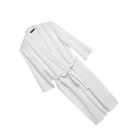 TOYANDONA Cloth Bathrobe Classic Bath Robe Dacron Bathrobe Towel Luxury Spa Robe Plush Lightweight Absorbent Sleepwear Kimono Robe for Men Home Hotel XL Size Couple Robe