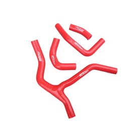 Silicone Radiator Hose for 2013-2014 Honda CRF450R CRF450 13 14 (Red)