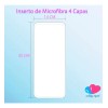 10 Insertos De Microfibra Ecobaby 4capas Pañales Ecologicos