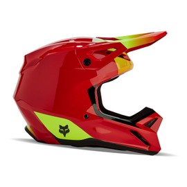 Fox Racing V1 MOTOCROSS HELMET, BALLAST FLO RED, X-Large