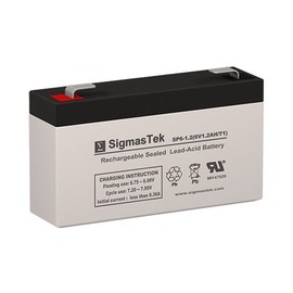 6v 1.2 Amp GE Security Simon III Alarm Battery by SigmasTek