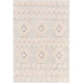 Well Woven Bellagio Chiara Tribal Moroccan Beige Flat-Weave 7'10" x 9'10" Area Rug