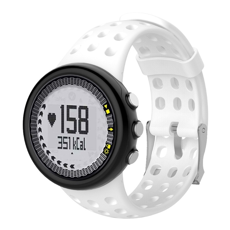 Silicone Rubber Men Smartwatch Wrist Band Bracelet for Suunto M1