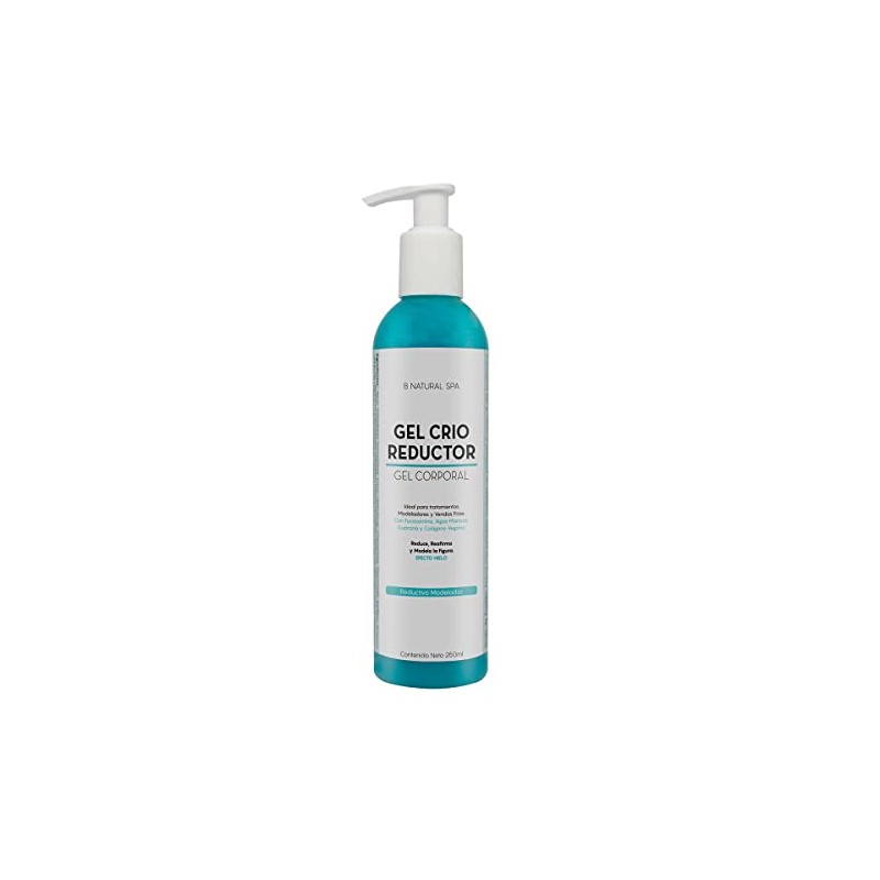 B NATURAL SPA Gel Crio Reductor Estilizante, Masaje, Vendas Fras