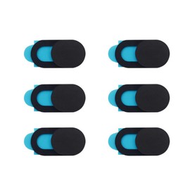 TopHomer 6 Pcs Lens Privacy Cover, 18.5 * 9mm Privacy Security Webcam Cover Slider for Smartphone, Tablets Computer Laptop