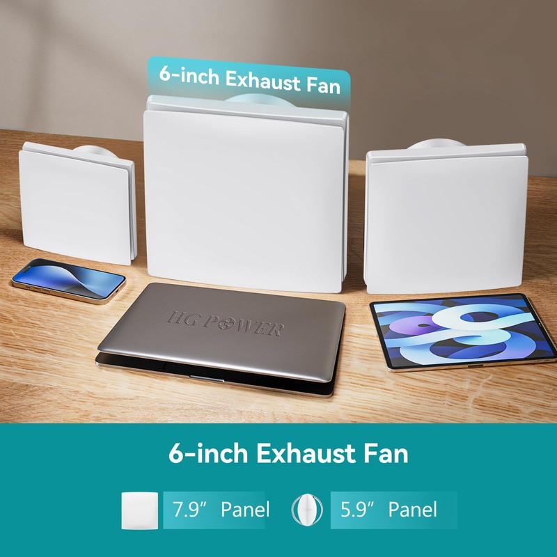 Exhaust Fan 6 Inch With Power Cord Ventilation Fan With
