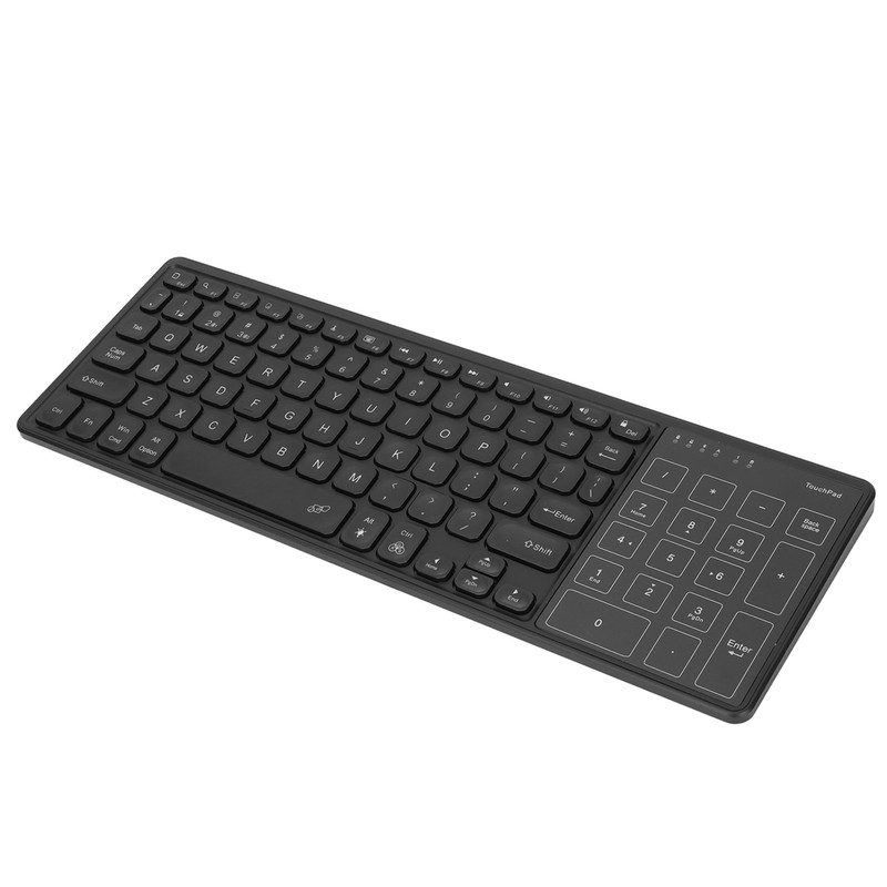 Wireless Keyboard Numeric Touchpad 2.4Ghz Wireless Portable RGB Backlit Plug