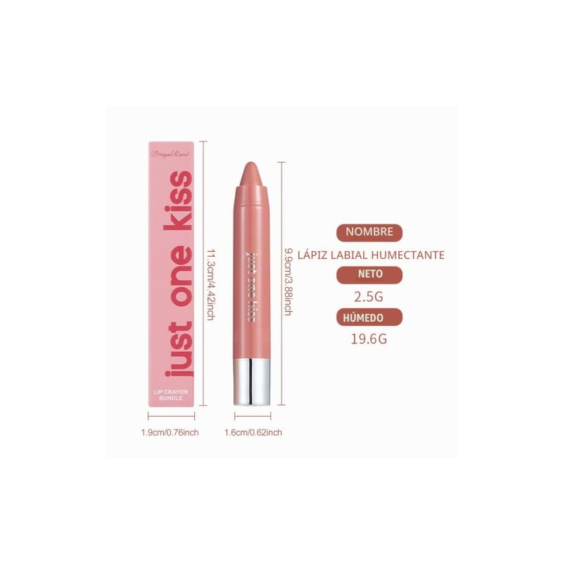 Erinde Lápiz Labial Mate, Lápiz Labial De Larga Duración, A06#