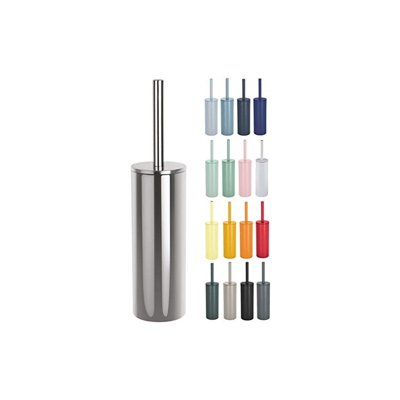 Spirella Nyo Steel Polished Toilet Brush, Silver