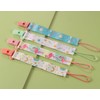 12 Pack Pacifier Clips with Strap 25.5cm - Premium Polyester