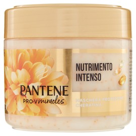 Pantene Intensive Nutitura Intensive Hair Mask with Biotin and Keratin Protection Complex 300ml Pro-V Miracles Mask for Dry Hair, Softens Hair All Day with Pro-V Beads