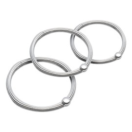 Carnation Home Fashions SLM-O/03 O Shower Curtain Hooks, Chrome