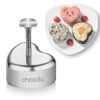 choxila Stainless Steel Onigiri Molds（Triangle+Heart-Shaped）