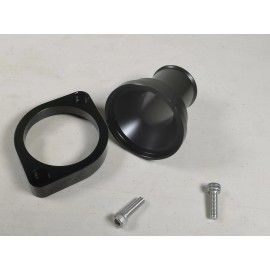 Rodspeedracing Billet Swivel Thermostat Housings Water NecK 180° 1.5" LS Engine Straight up BLK