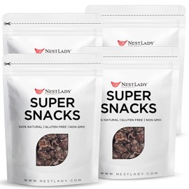 NESTLADY Sweet And Sour Dried Plum 60g (4 Packs, 240g in Total)- 100% Natural, Sweet and Sour, Healthy Snacks, Resealable Bag, Purely Dried Plums, Preserved Fruit Dried Plum