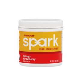AdvoCare AdvoCare Spark Vitamin & Amino Acid Supplement - Focus & Energy Drink Powder Mix with Vitamin A, B-6, C & E - Also Includes L-Carnitine & L-Tyrosine - Mango Strawberry - 10.5 oz