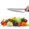 Uniware Stainless Steel Chef Knife with Wood Handle, 8 Inch